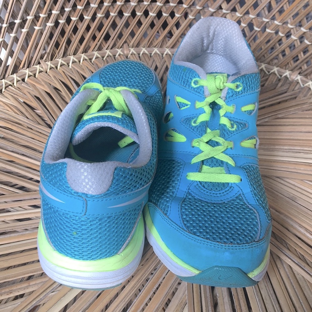 NIKE Women’s Bright Blue and Green Running Shoes